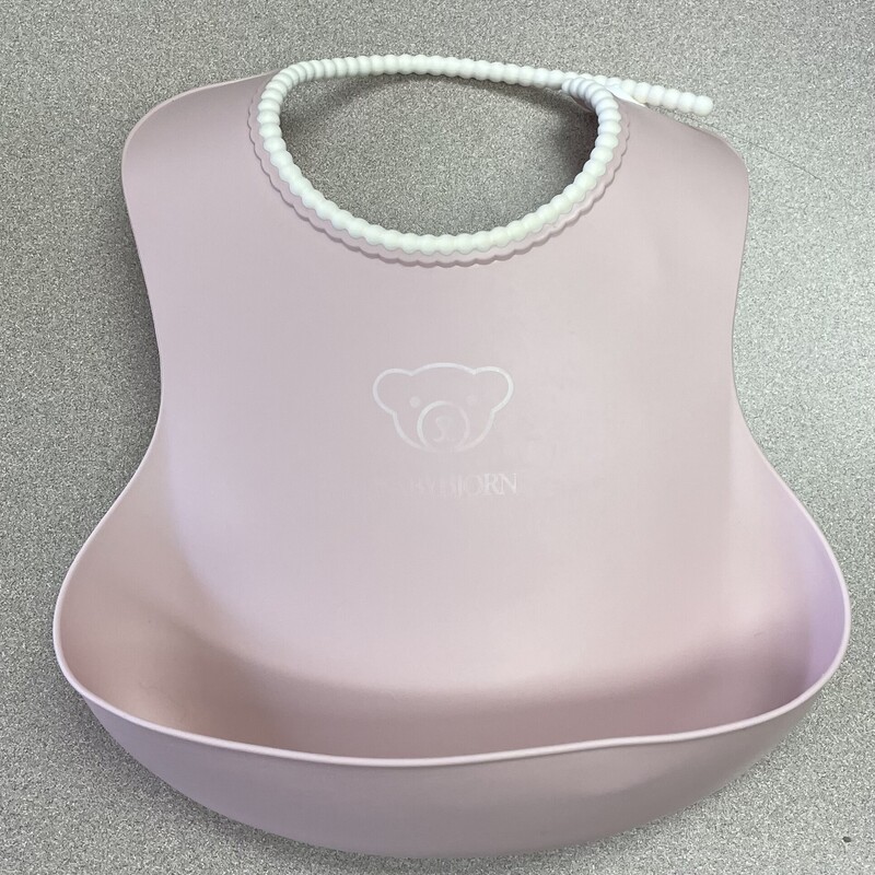 Baby Bjorn Bib, Pink, Size: Pre-owned