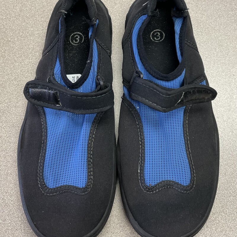 Deck Paw Water Shoes, Blk/blue, Size: 3Y