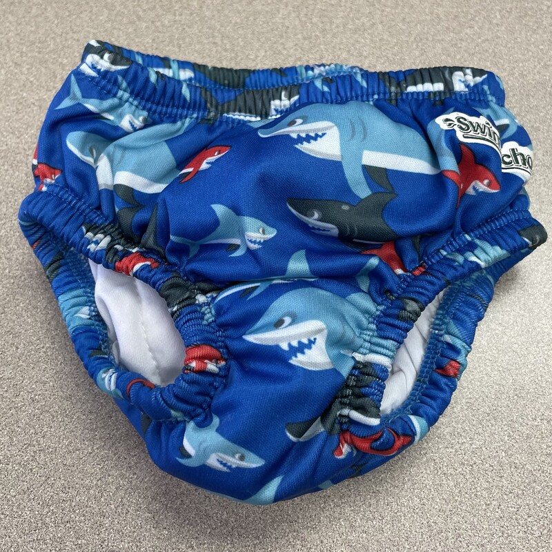 Swimschool Swim  Diaper, Blue, Size: 6M