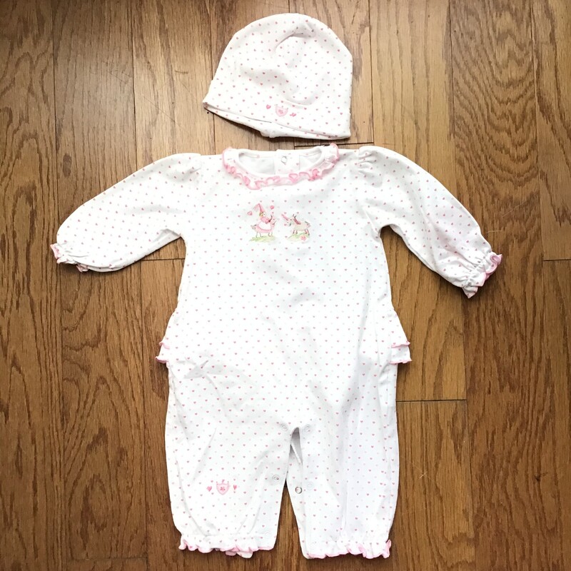 Kissy Kissy Romper, White, Size: None

comes with adorable matching hat

no size tag. approximately size 3m


ALL ONLINE SALES ARE FINAL.
NO RETURNS
REFUNDS
OR EXCHANGES

PLEASE ALLOW AT LEAST 1 WEEK FOR SHIPMENT. THANK YOU FOR SHOPPING SMALL!