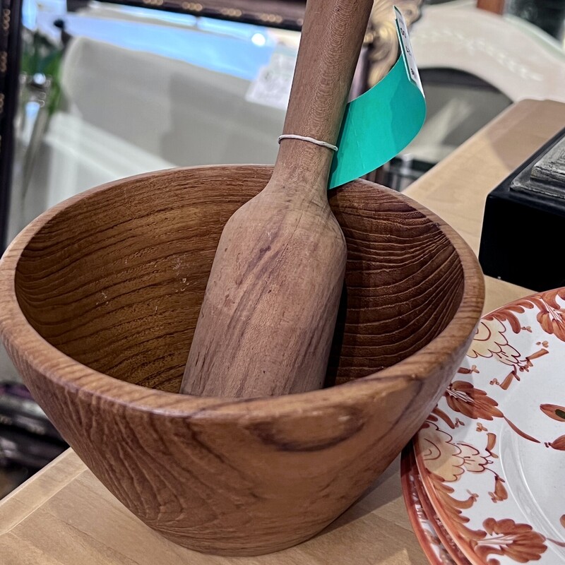 Mortar & Pestal, Teak