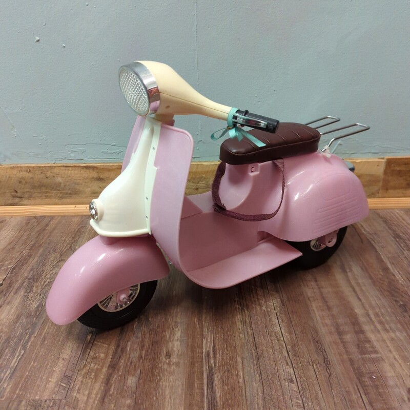 Our Gen Doll Scooter, Pink, Size: 18in Doll