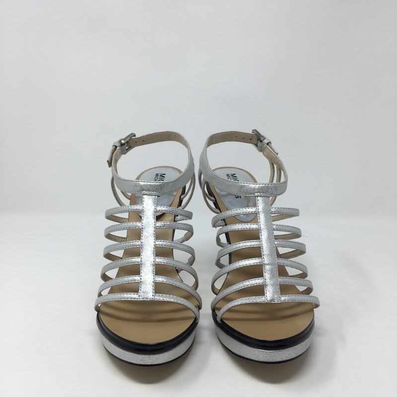 Micheal Kors, Silver, Size: 7.5