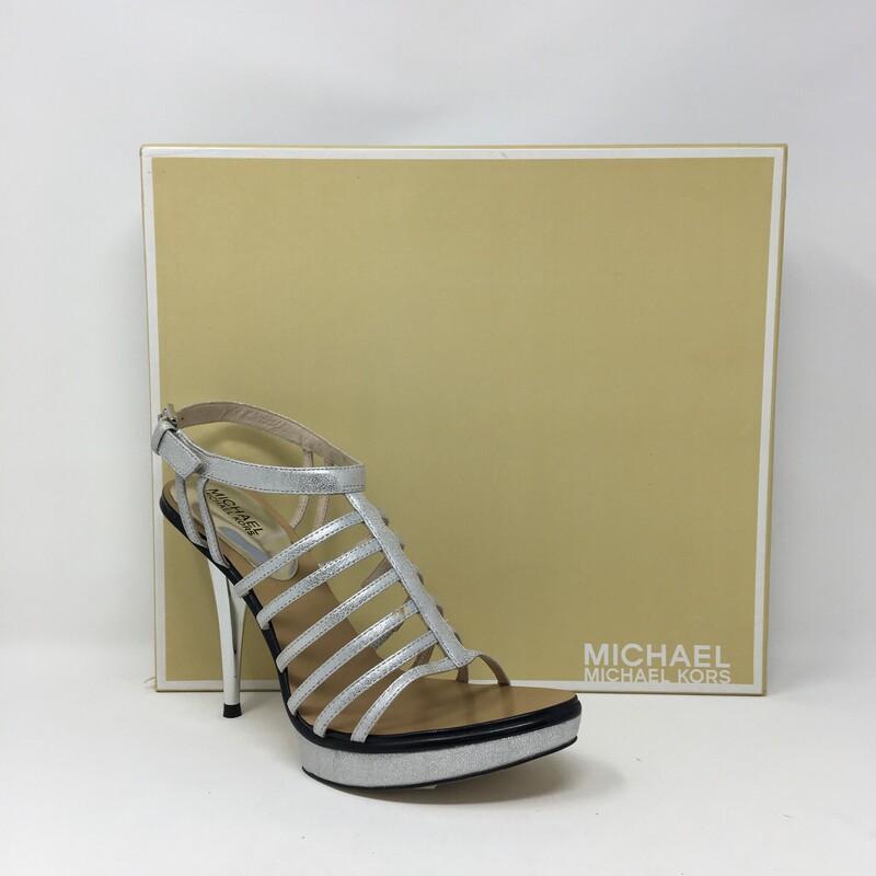 Micheal Kors, Silver, Size: 7