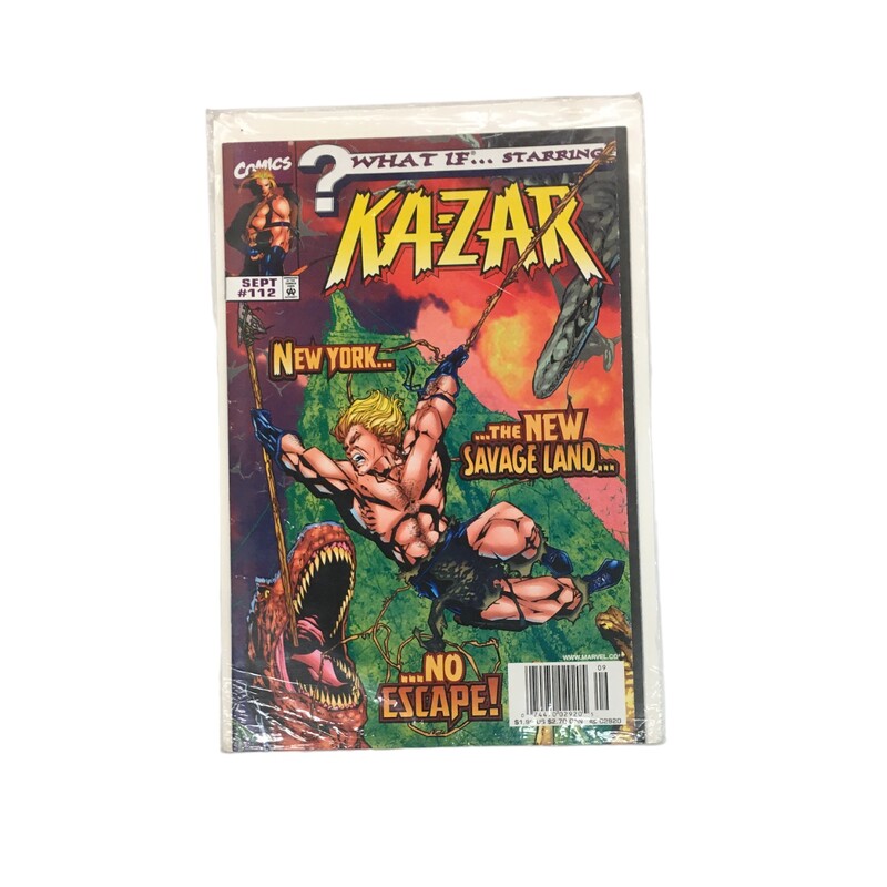 Ka-Zar #112, Book: What if....

Located at Pipsqueak Resale Boutique inside the Vancouver Mall or online at:

#resalerocks #pipsqueakresale #vancouverwa #portland #reusereducerecycle #fashiononabudget #chooseused #consignment #savemoney #shoplocal #weship #keepusopen #shoplocalonline #resale #resaleboutique #mommyandme #minime #fashion #reseller                                                                                                                                      All items are photographed prior to being steamed. Cross posted, items are located at #PipsqueakResaleBoutique, payments accepted: cash, paypal & credit cards. Any flaws will be described in the comments. More pictures available with link above. Local pick up available at the #VancouverMall, tax will be added (not included in price), shipping available (not included in price, *Clothing, shoes, books & DVDs for $6.99; please contact regarding shipment of toys or other larger items), item can be placed on hold with communication, message with any questions. Join Pipsqueak Resale - Online to see all the new items! Follow us on IG @pipsqueakresale & Thanks for looking! Due to the nature of consignment, any known flaws will be described; ALL SHIPPED SALES ARE FINAL. All items are currently located inside Pipsqueak Resale Boutique as a store front items purchased on location before items are prepared for shipment will be refunded.