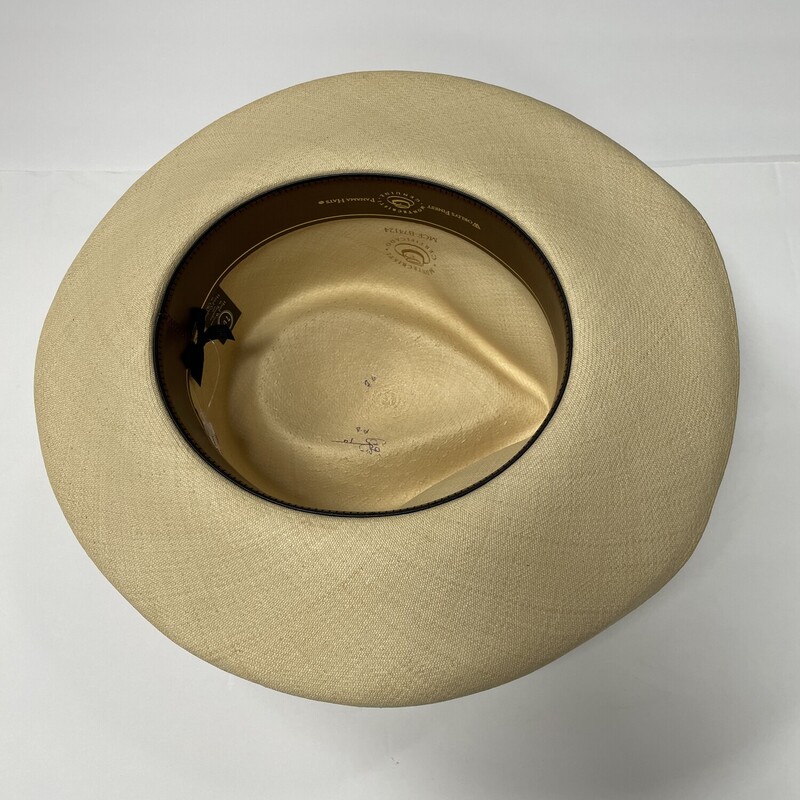 Brent Black of the Pacific, Afficionado Monticristi Hat, Ivory, Size: 7 1/4.  This handmade hat is exceptional in both materials and craftsmanship.