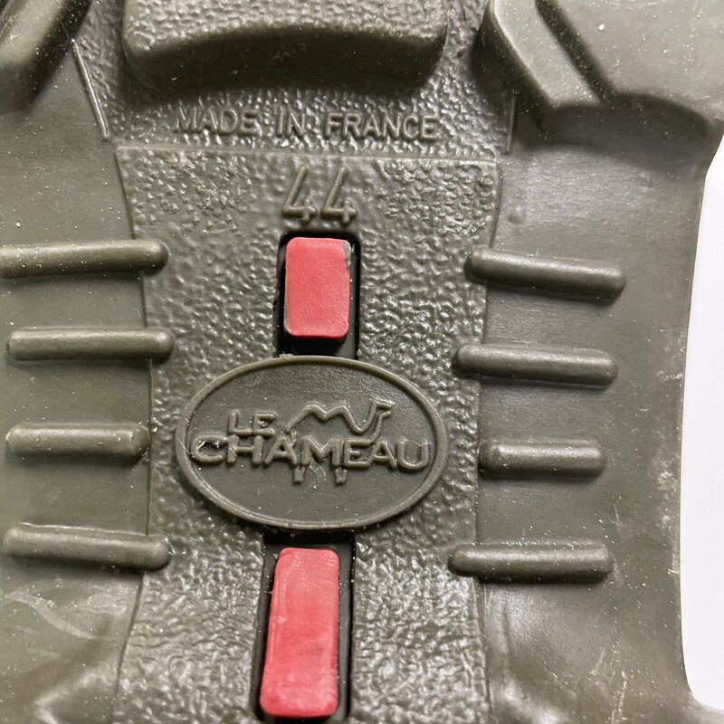 La Chameau Mens Waterproof Boot, Olive, Size: 44  (US size 10).