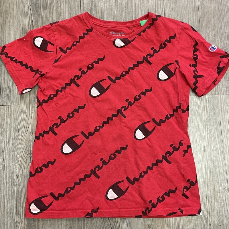 Champion Tee, Red, Size: 10Y