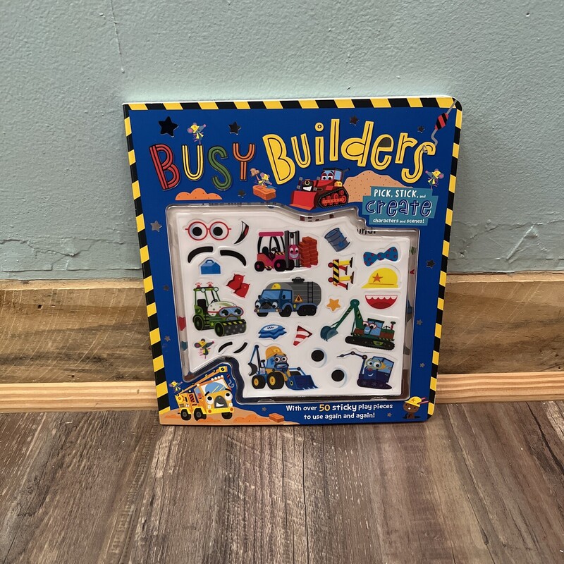 NEW Busy Builders, Blue, Size: Book