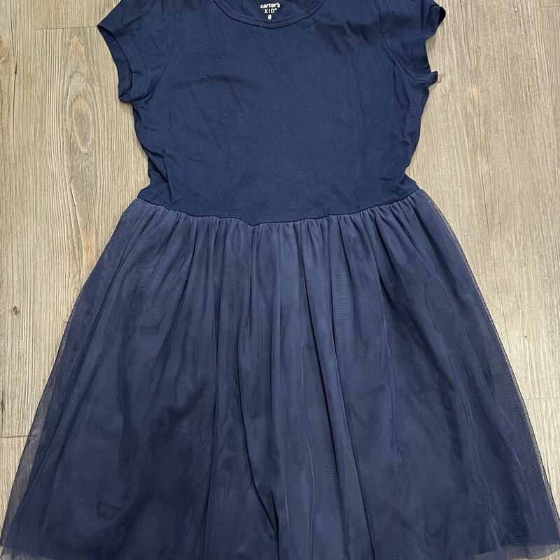 Carters Dress, Navy, Size: 8Y