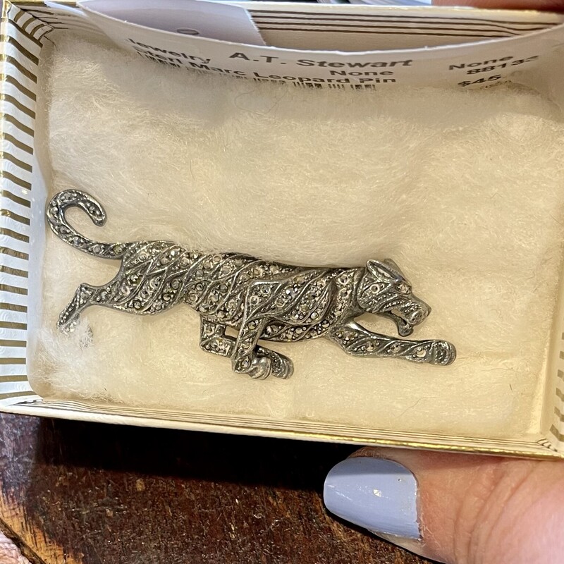 Sterl Marc Leopard Pin, None, Size: None