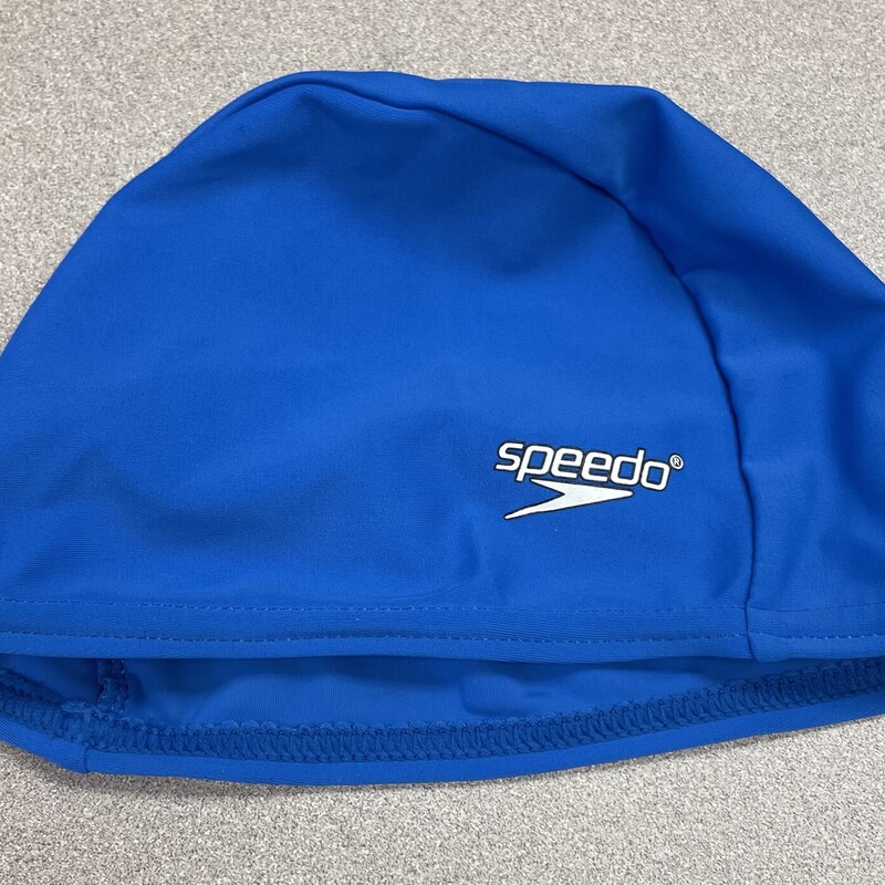 Speedo Swimming Cap, Blue, Size: Kids