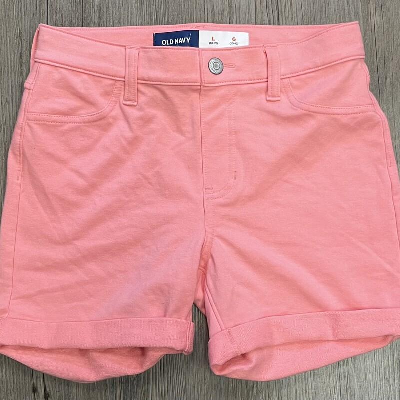 Old Navy Shorts, Coral, Size: 10-12Y