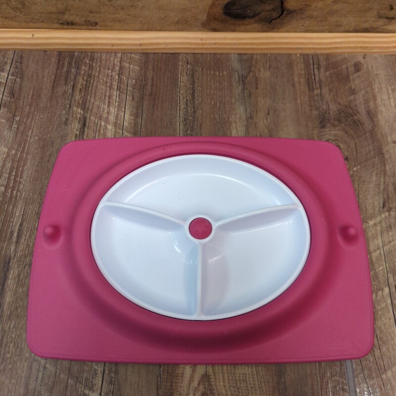 SkipHop Baby Tray Plate, Pink, Size: Baby Gear