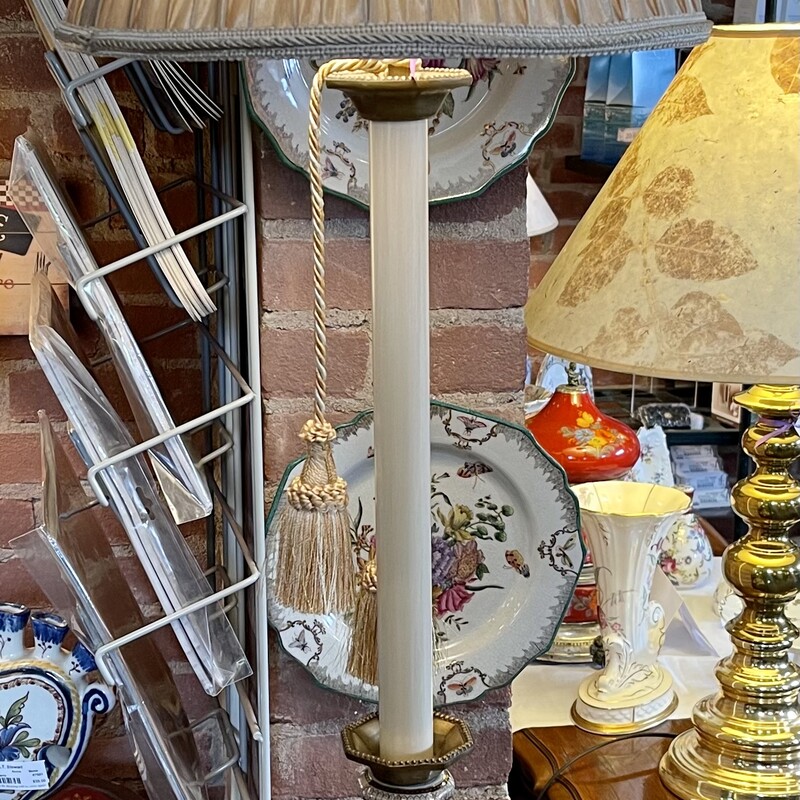 E.allen Candlestick Lamp, Ceramic, Size: None