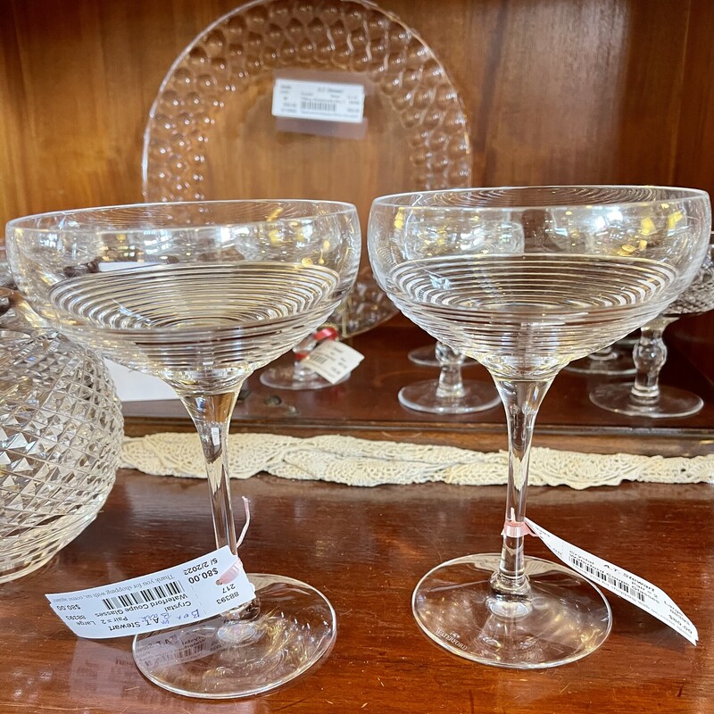 Waterford Coupe Glasses