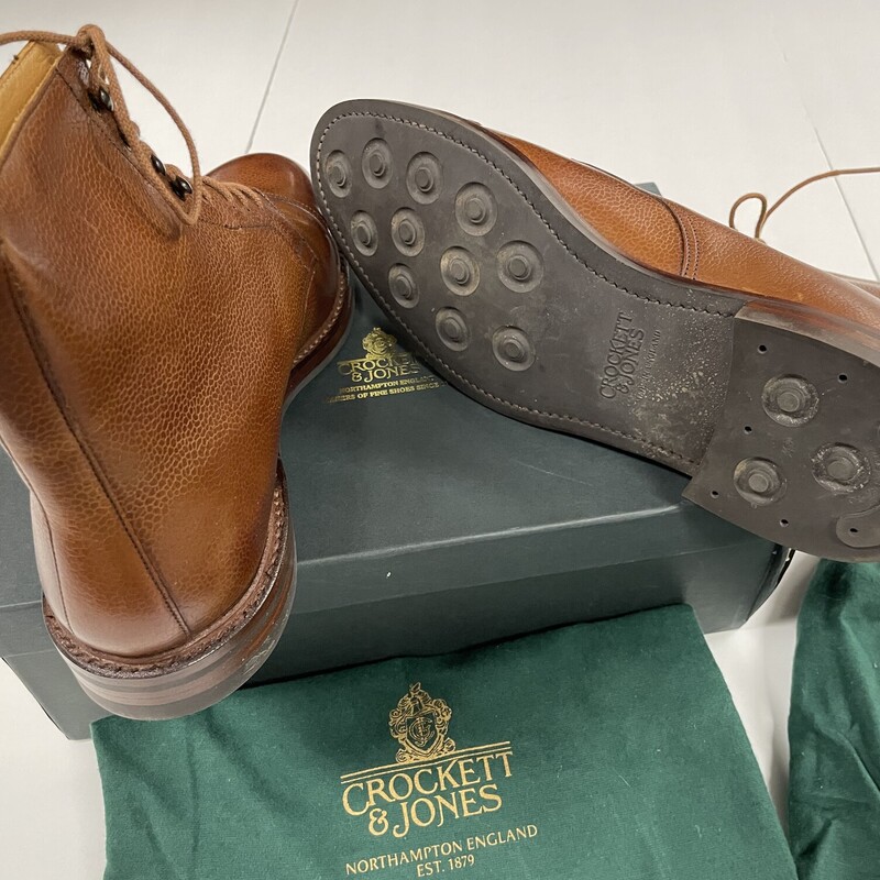Crockett & Jones - Mens Des.Tie Shoe-b, Tan, Size: 11.5 D