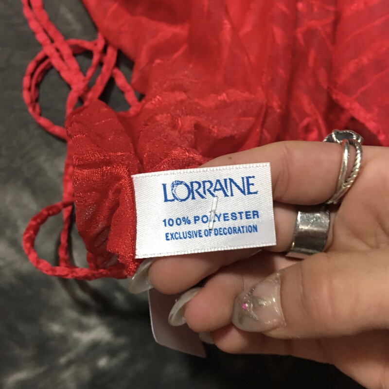 Lorraine, Red, Size: Small