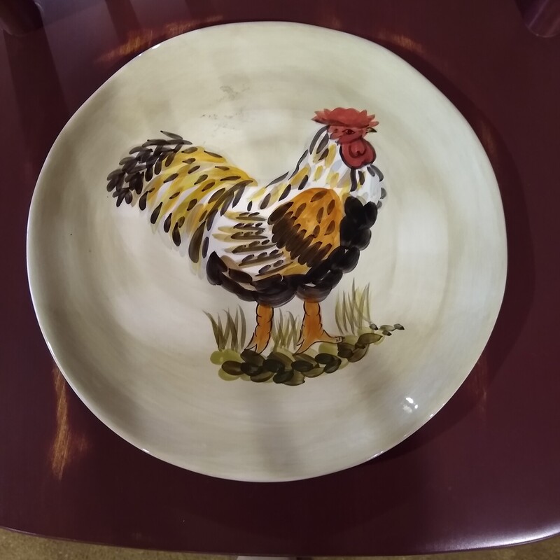Rooster Plate

Very cute rooster plate!

11 in diameter