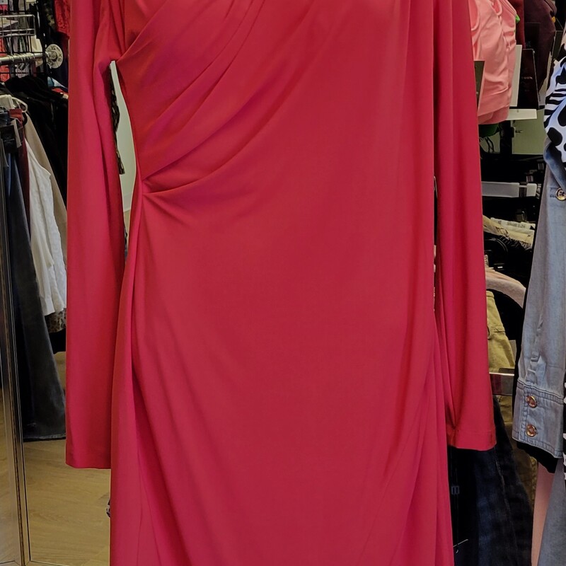 New Tommy Hilfiger, Red, Wrap Dress in Size: 8  $129.99