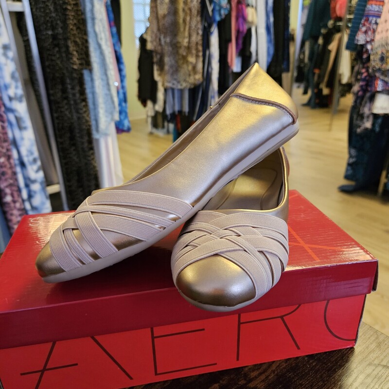 New Aerosoles Ballet Flat, Rosegold, Size: 9.5, $70.99