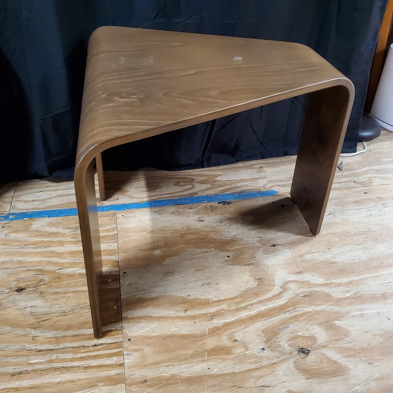 MCM Ekornes Stressless Triangular Table Bentwood Danish Made PostModern