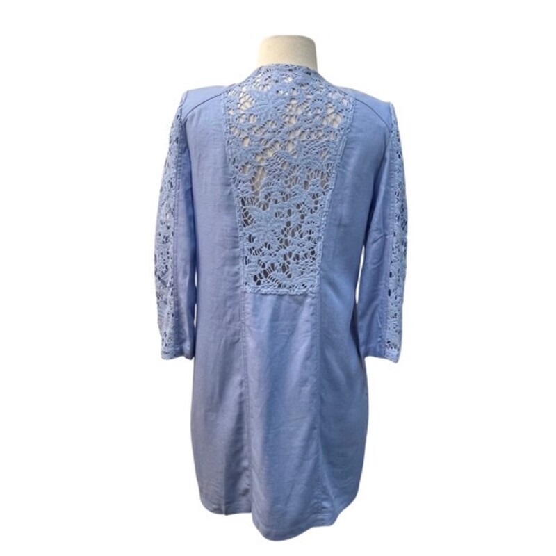 Chicos Open Cardigan
Lace Details
lace Back
Sky
Size: Small