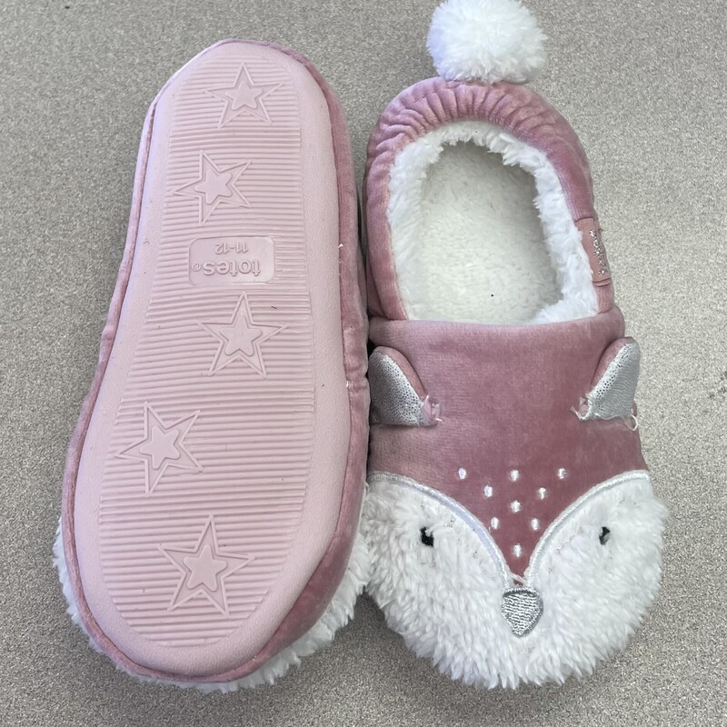 Toasties Slippers, Pink, Size: 11-12Y<br />
New