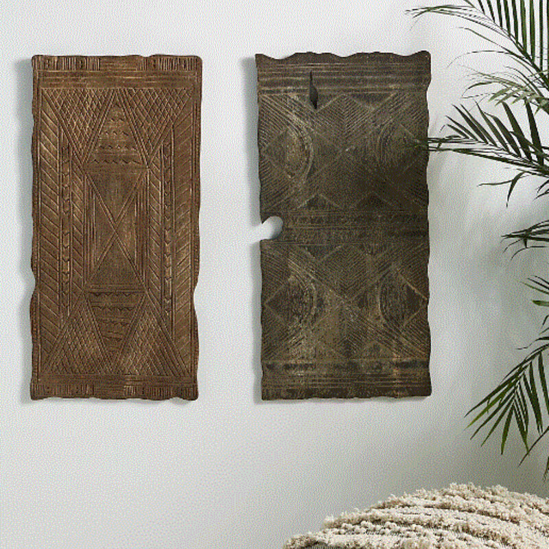 Anthropologie Ablia Wall Hanging<br />
Gray Size: 20 x 40H<br />
Each sold separately<br />
Retails: $168.00