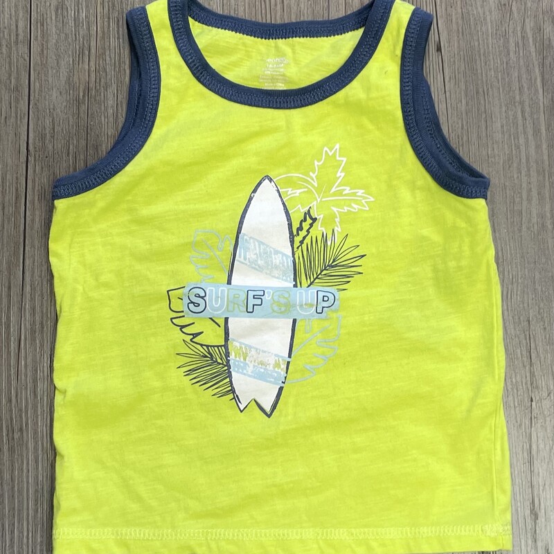 George Tank Top, Lime, Size: 18-24M