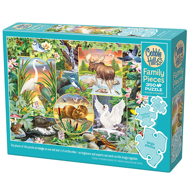 River Magic Family Puzzle, 350 Pc, Size: Puzzle