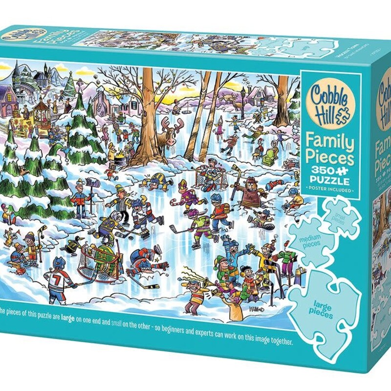 Hocky Town Family Puzzle, 350 Pc, Size: Puzzle