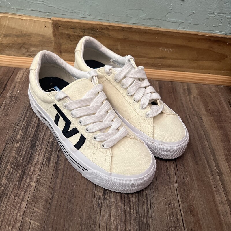 Vans Sid Ni Sneaker M7W8., Cream, Size: Shoes 8.5