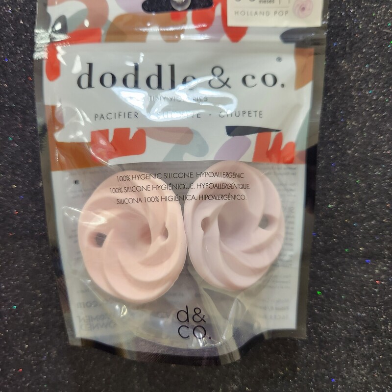 0-3 Month Soother Pink, Doodle&c, Size: Pacifier