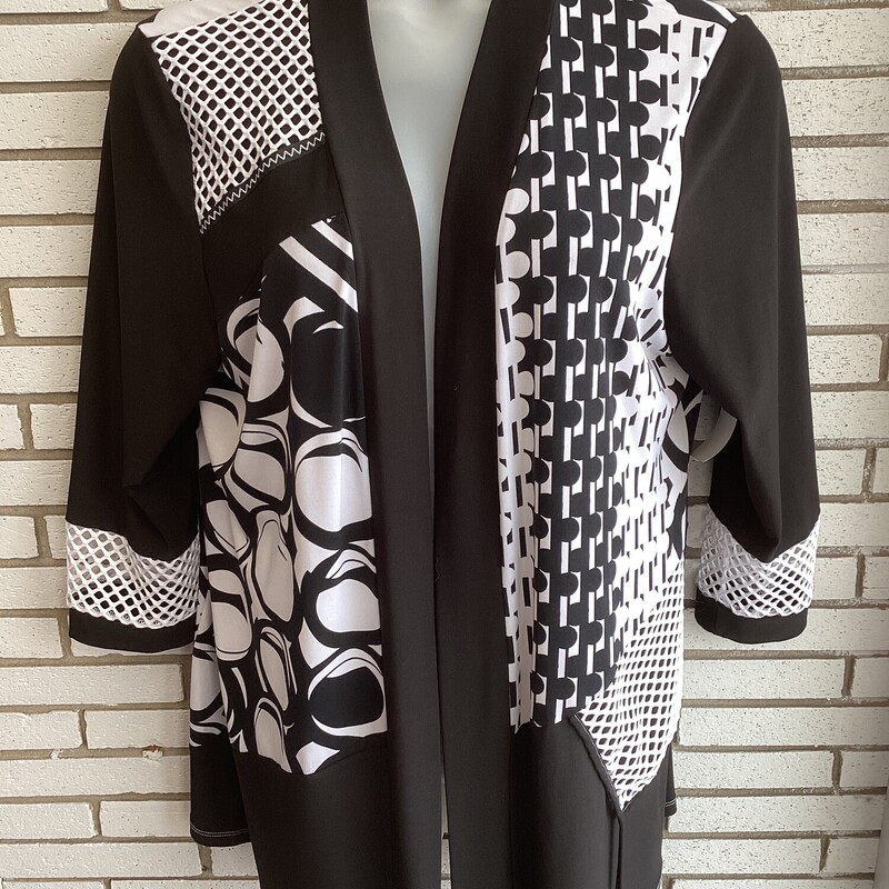 Ls Prt Opn Cardi
