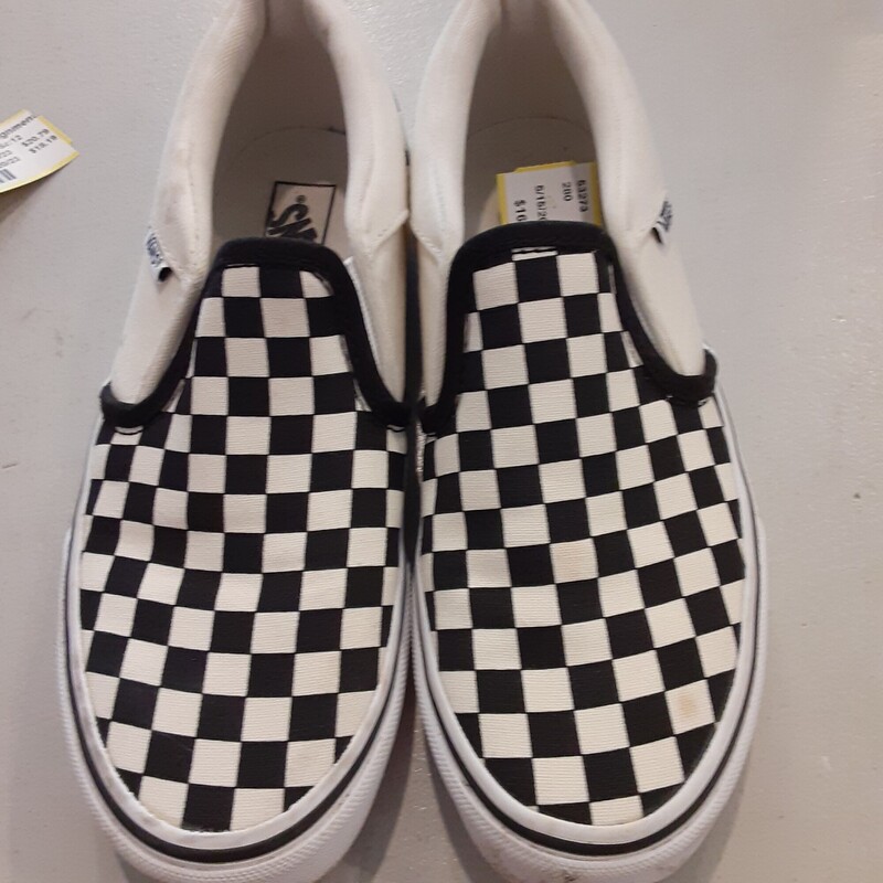 *Vans Checkered, Size: 4 Youth