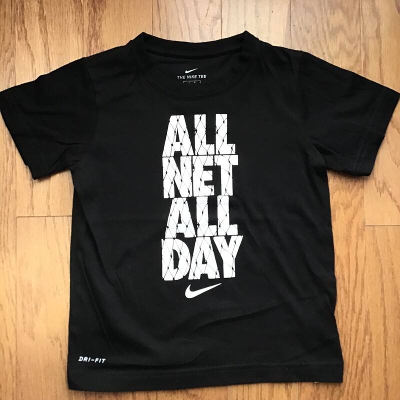 Nike Shirt, Black, Size: 6-7

ALL ONLINE SALES ARE FINAL.
NO RETURNS
REFUNDS
OR EXCHANGES

PLEASE ALLOW AT LEAST 1 WEEK FOR SHIPMENT. THANK YOU FOR SHOPPING SMALL!