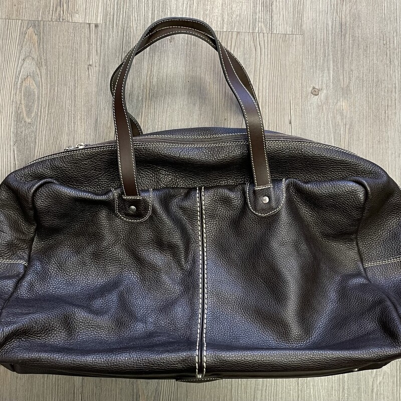 Roots Leather Tote Bag
