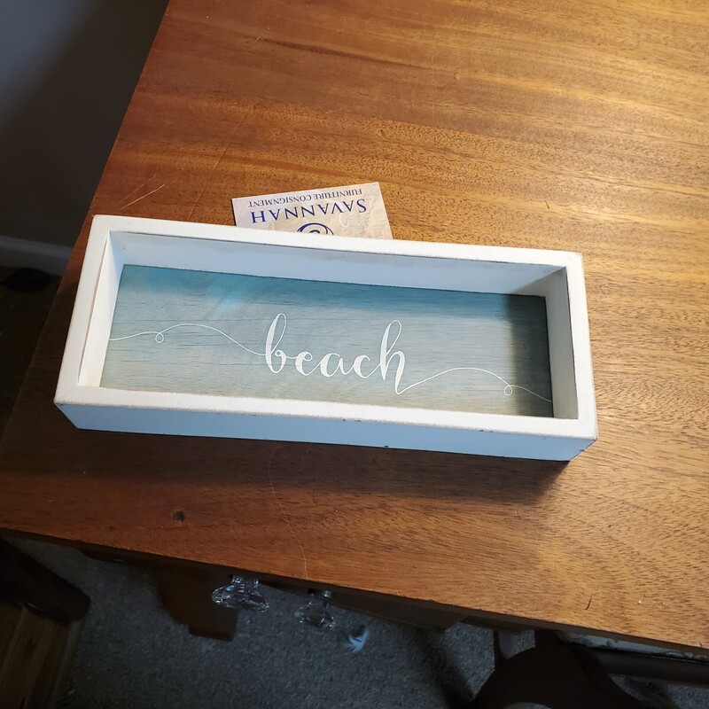 Small Tray Or Beach Sign, Size: 10x4