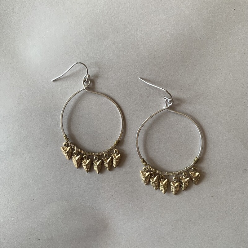 These beautiful earrings measure 2.25 inches long!