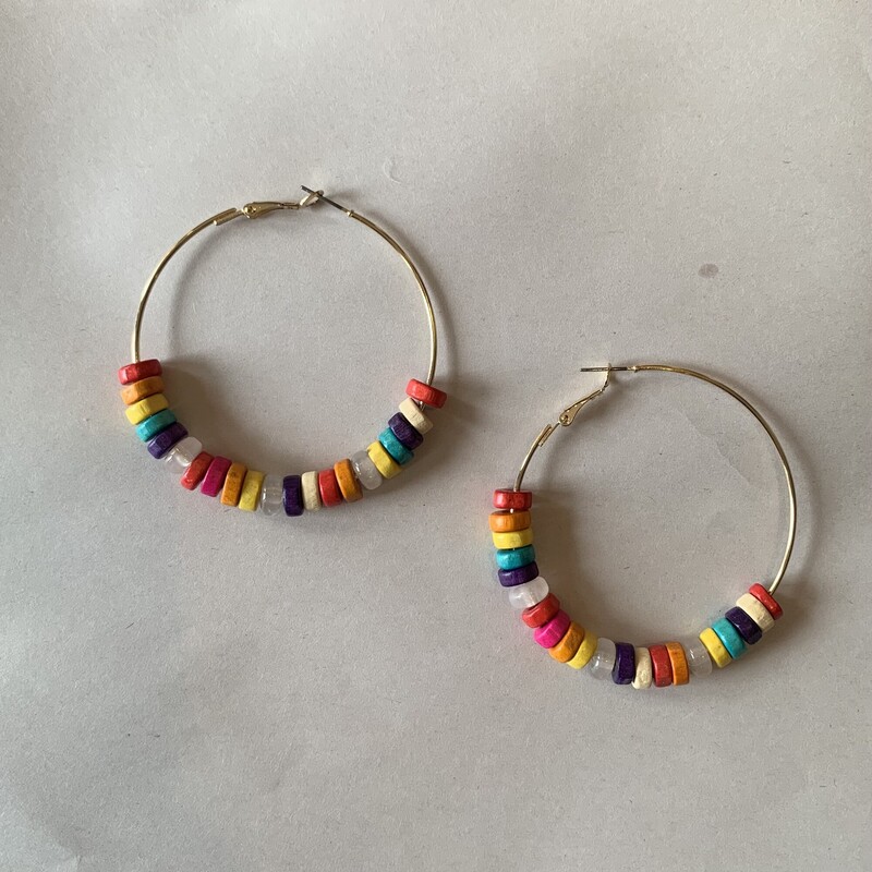 These beautiful earrings measure 2.5 inches long!
