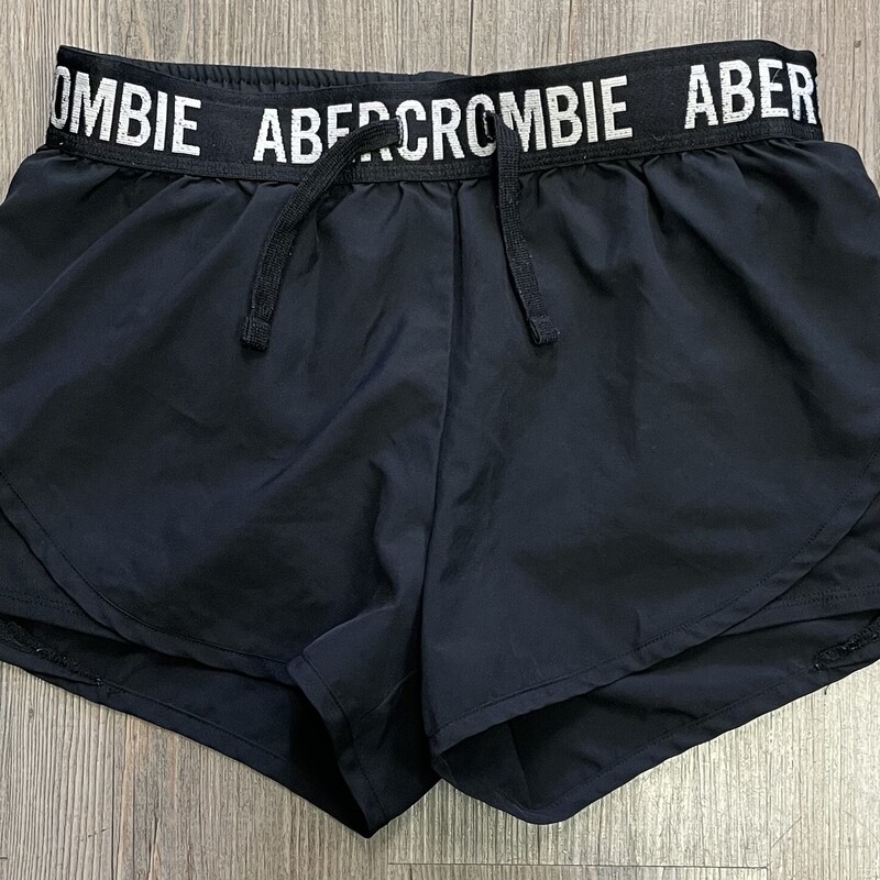 Abercrombie Active Shorts, Black, Size: 11-12Y
