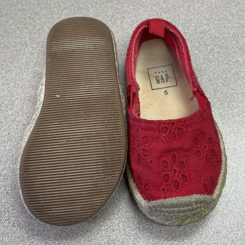 Gap Shoes, Red, Size: 5T