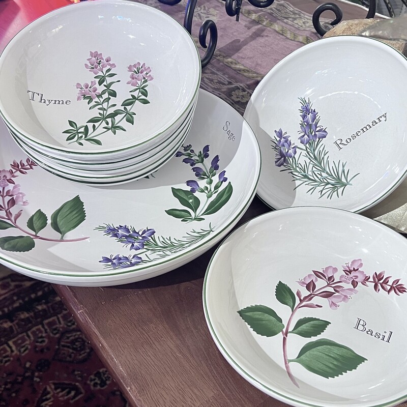 Salad Set Portugal - Herb themed
Size: 8 Pieces