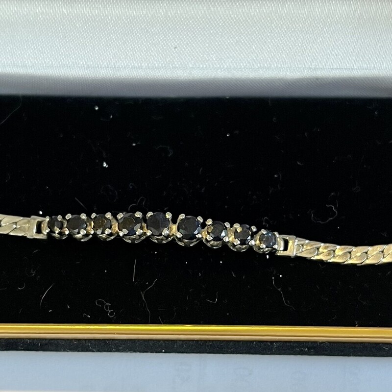 Sterling Sapphire Bracele