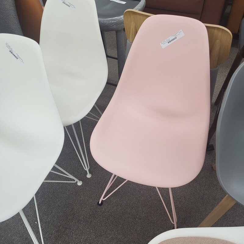 Eames Pink Recycled Plastic chair