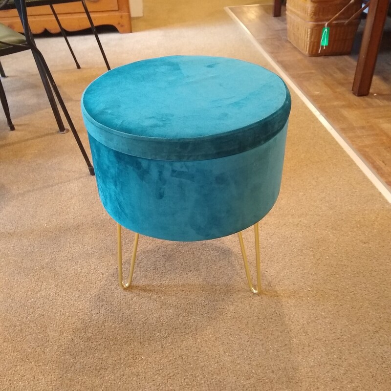 Turq.Ottoman W/Storage