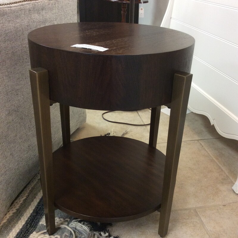 Nice, from Riverside Furniture! Modern in style with a dark wood finish.