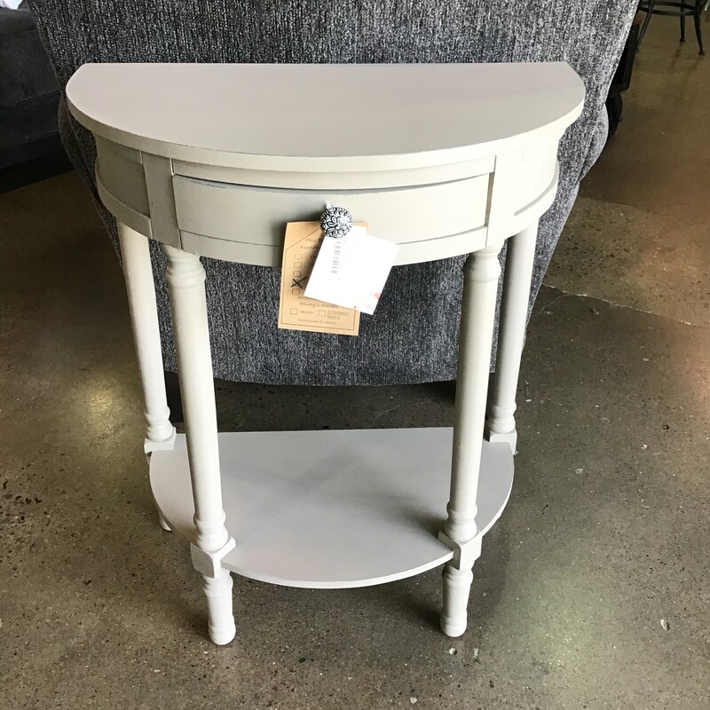 Painted Demilune Table