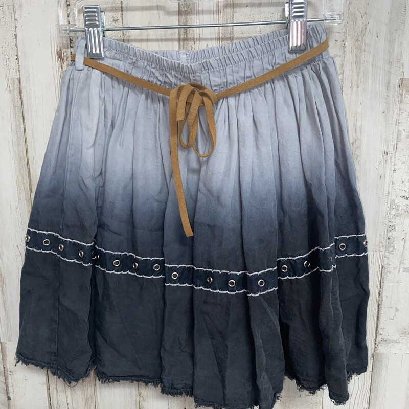 NEW 10/12 Grey Dye Skirt, Grey, Size: Girl 10 Up